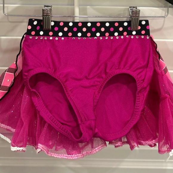 Pink Polka Dot Jazz / Tap Dance costume - Picture 4 of 8
